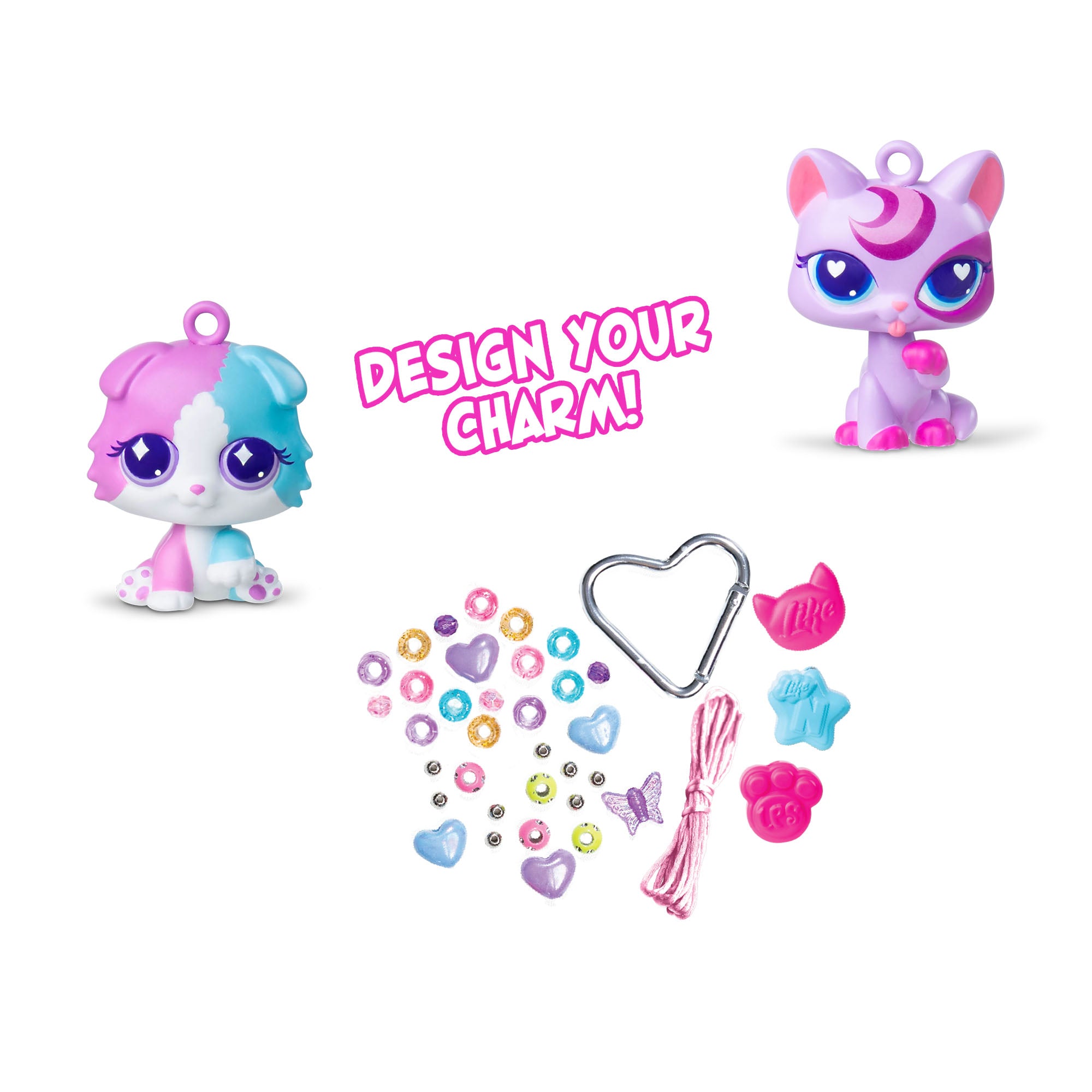 Littlest Pet Shop X Like Nastya Besties Bag Charms Assortment