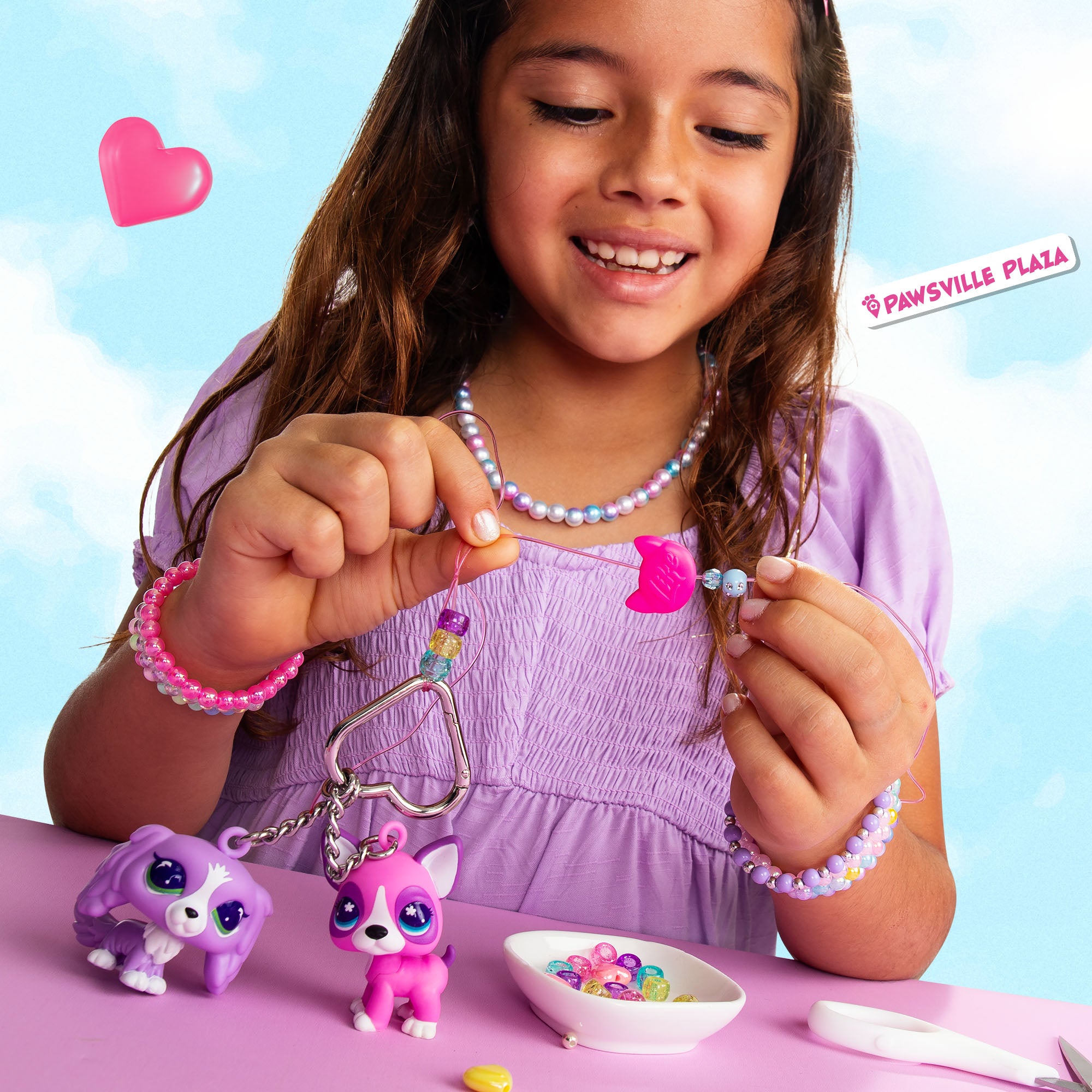 Littlest Pet Shop X Like Nastya Besties Bag Charms Assortment