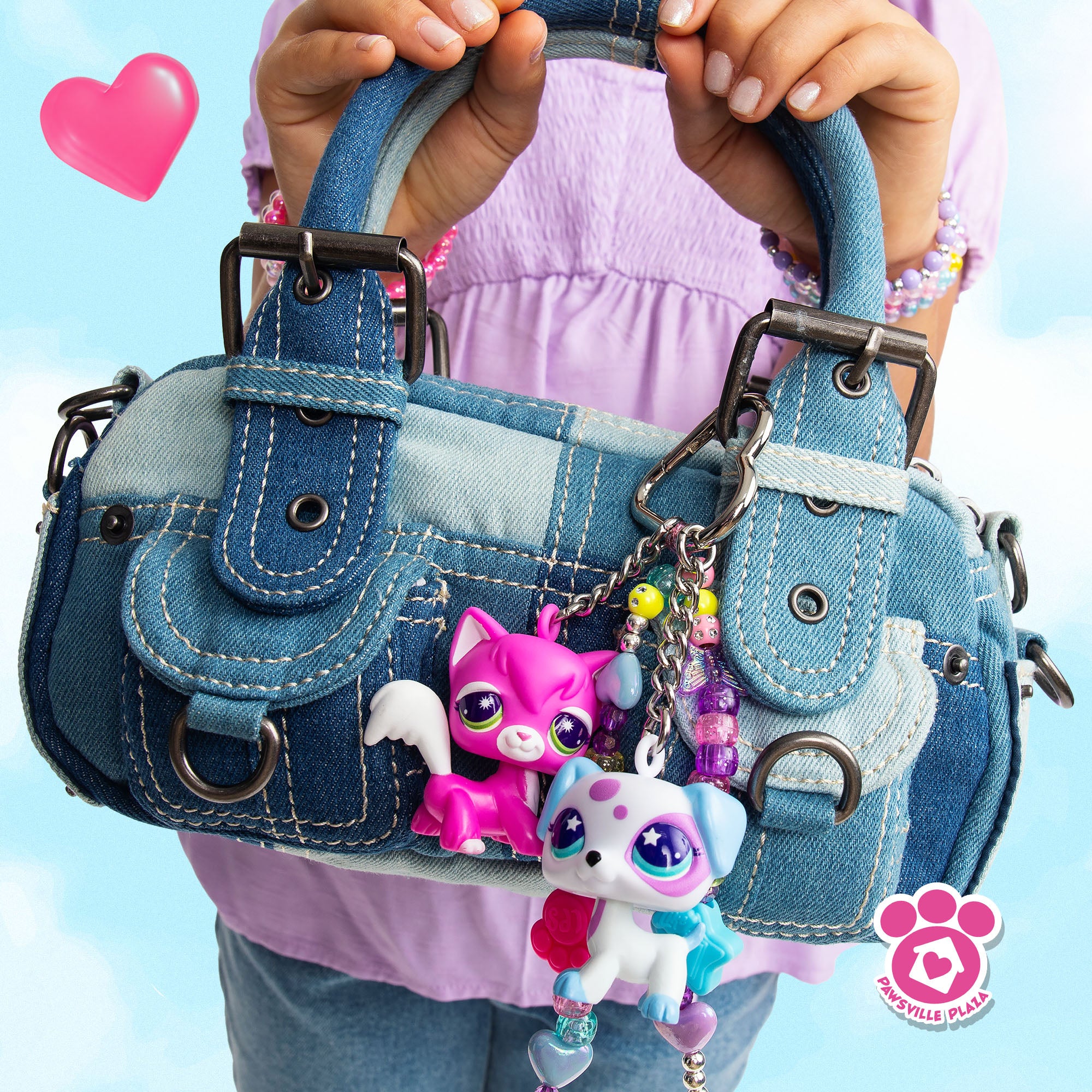 Littlest Pet Shop X Like Nastya Besties Bag Charms Assortment