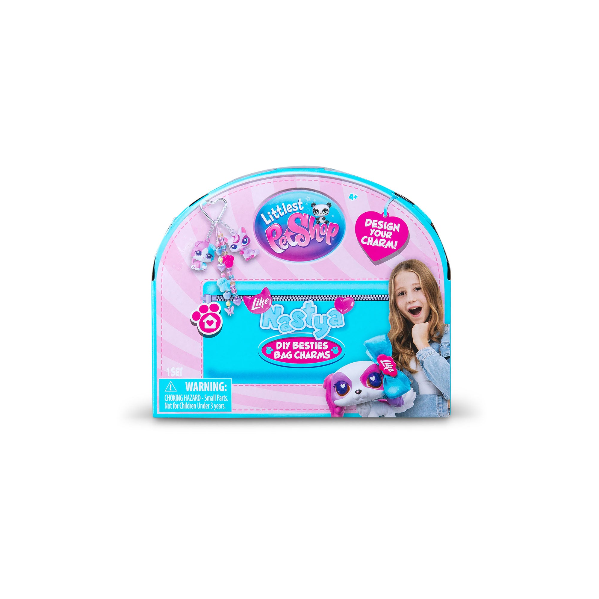 Littlest Pet Shop X Like Nastya Besties Bag Charms Assortment