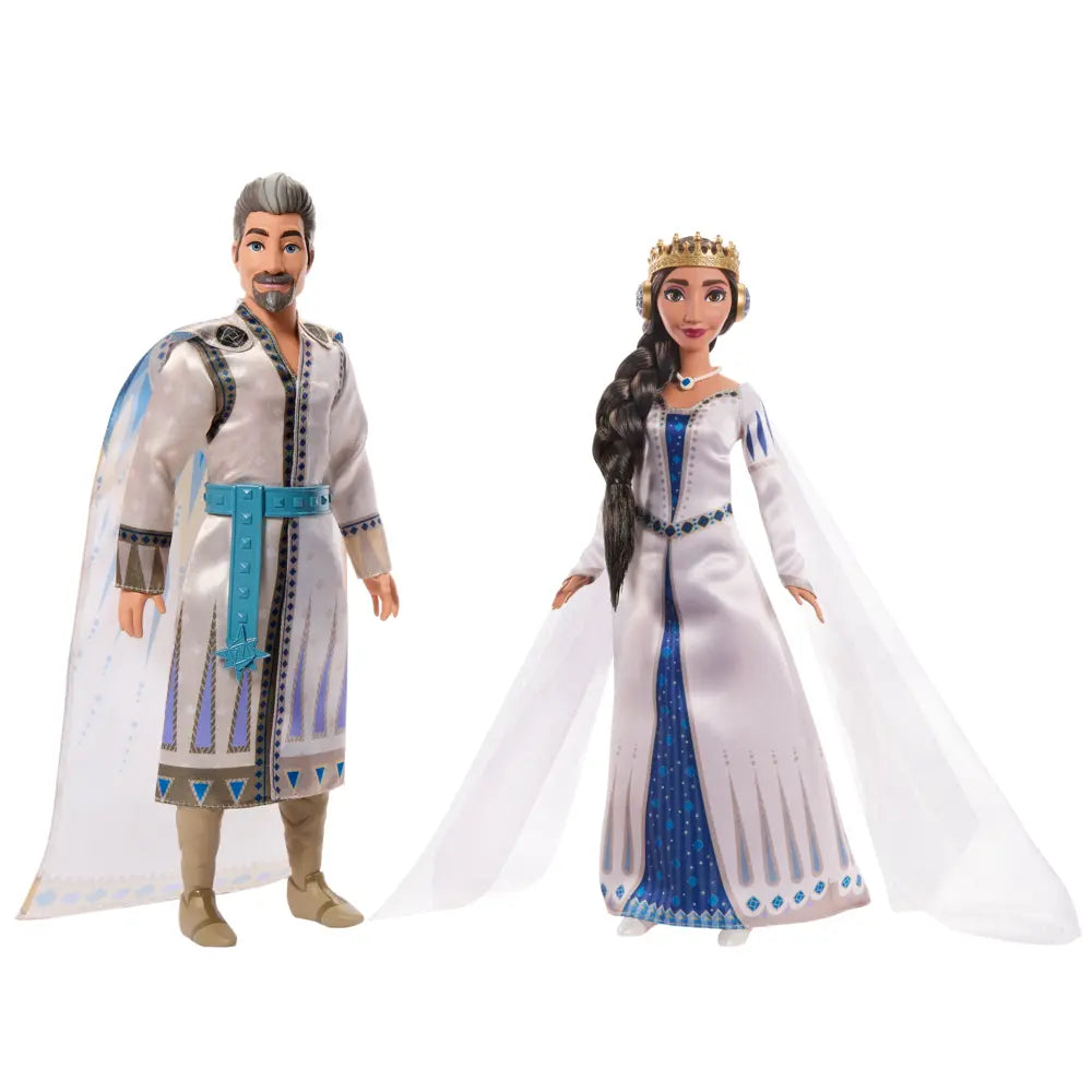 Disney Wish King Magnifico And Queen Amaya Of Rosas Figure 2 Pack