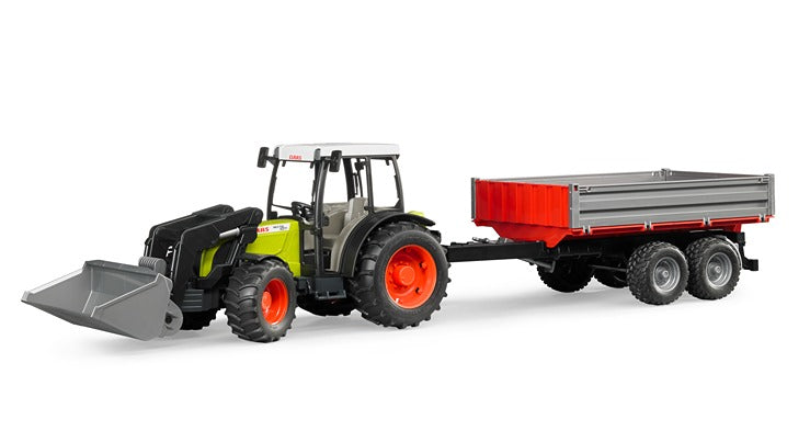 Bruder 1:16 Claas Nectis 267F With Front Loader & Trailer