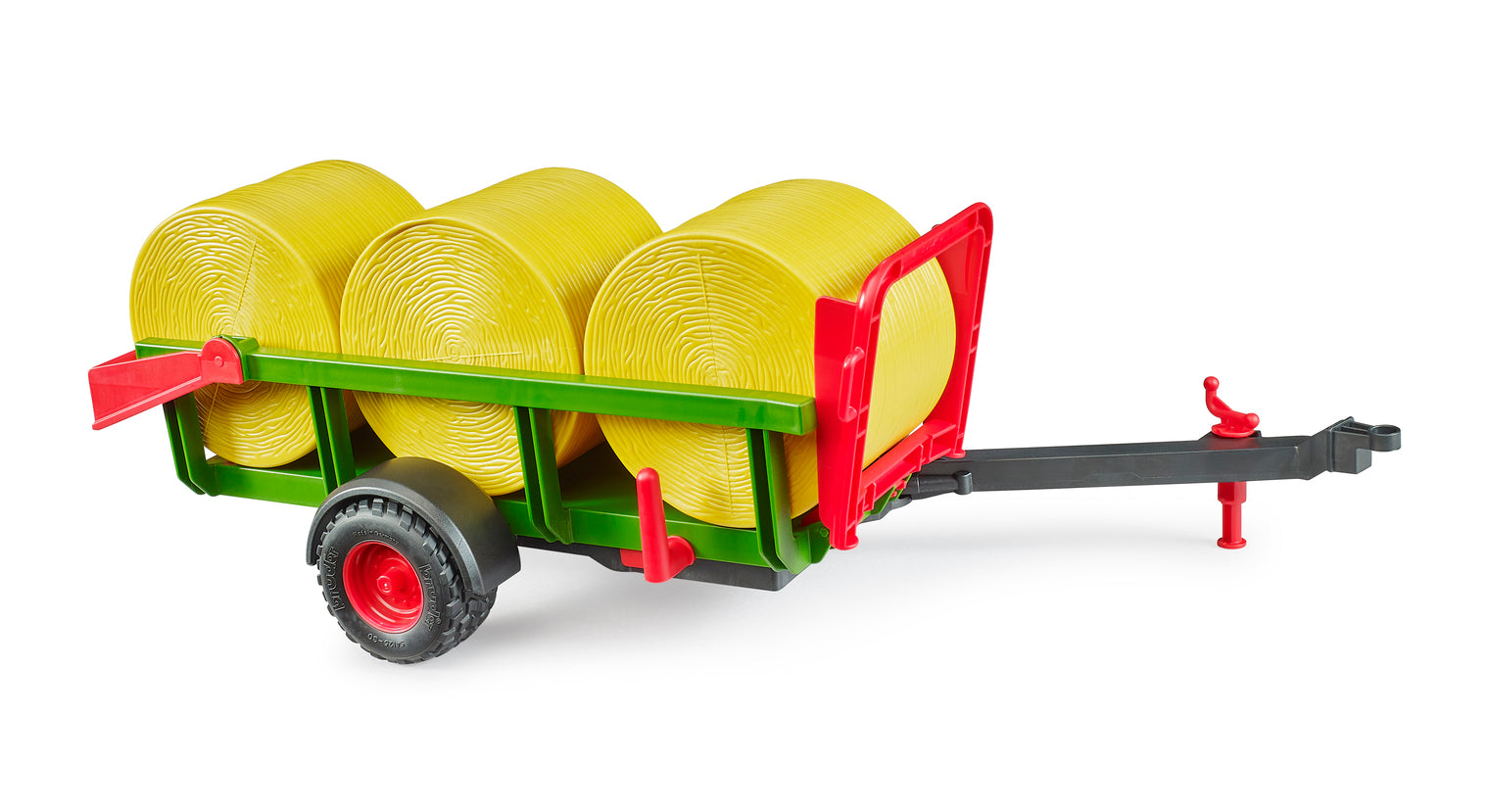 Bruder 1:16 Self Loading Bale Trailer With 3 Bales