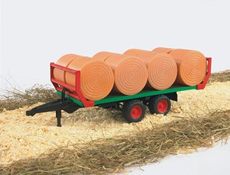 Bruder 1:16 Bale Trailer With Bales