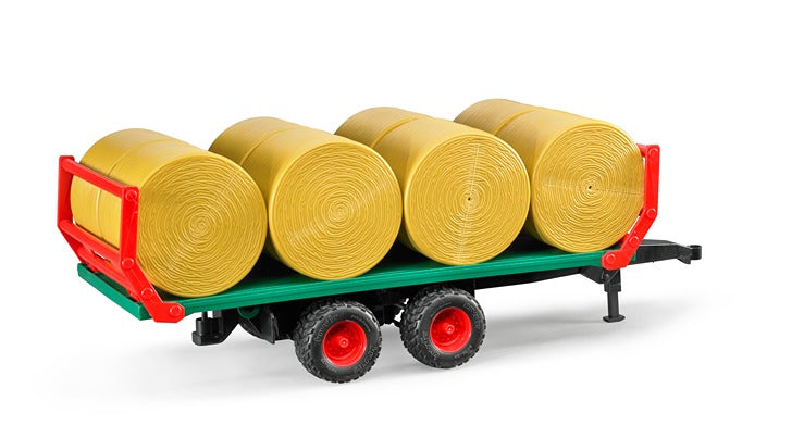Bruder 1:16 Bale Trailer With Bales