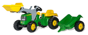 Rolly Toys John Deere Tractor With Loader And Trailer