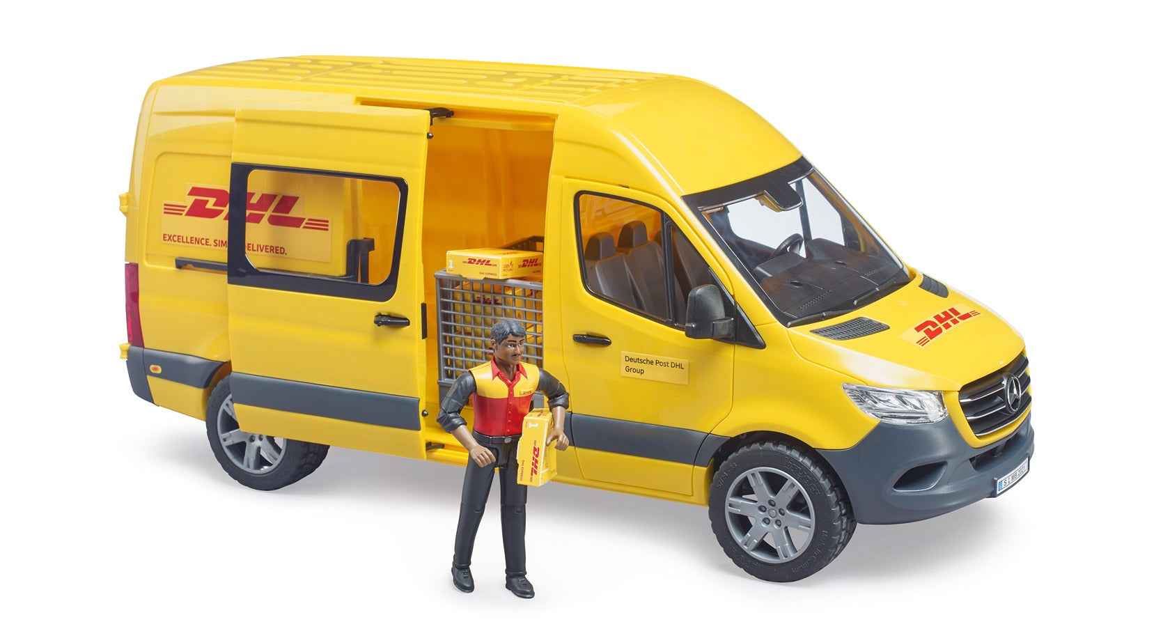 Bruder Mercedes-Benz Sprinter Dhl Van With Driver