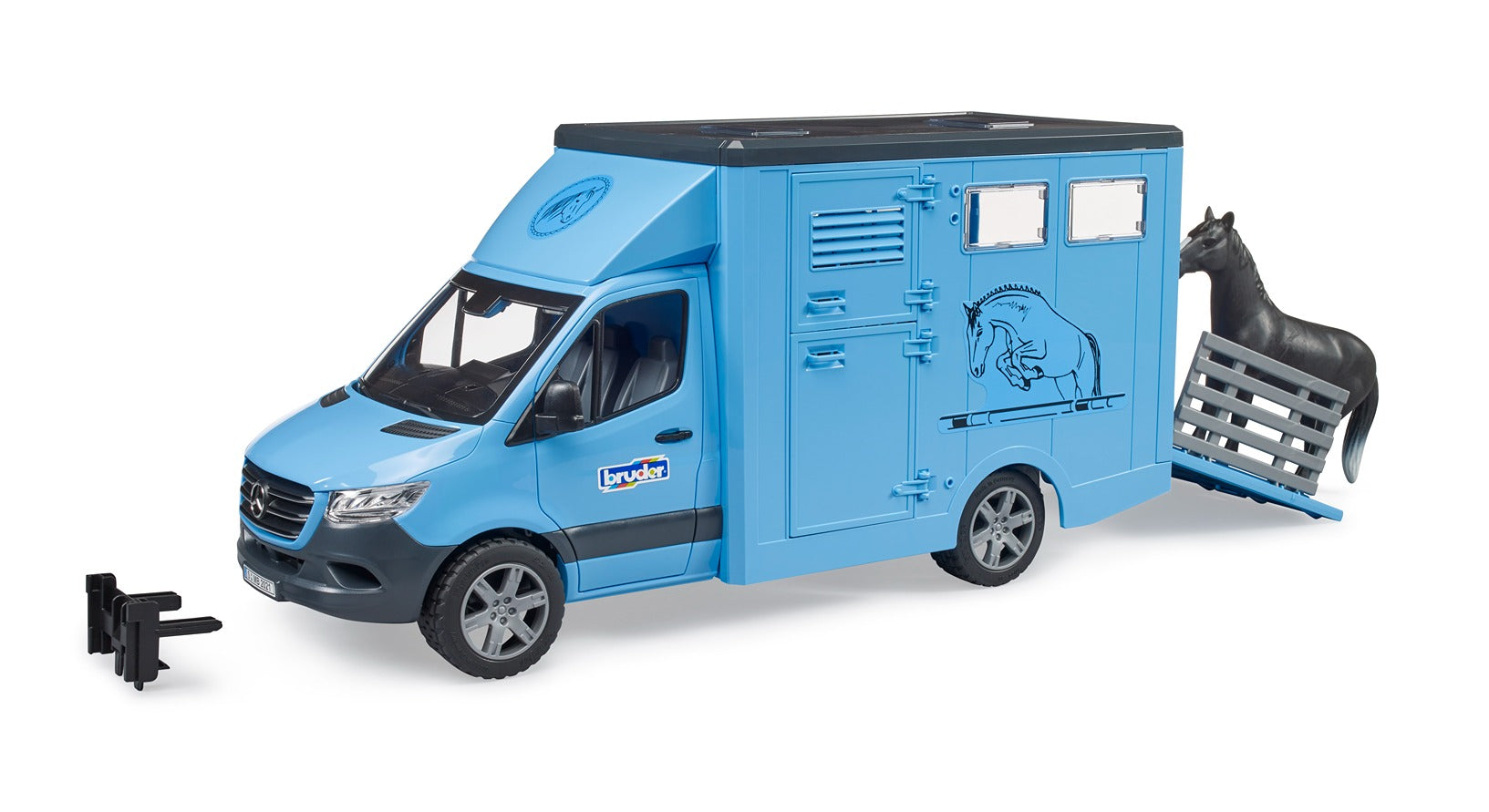 Bruder Mb Sprinter Animal Transporter W/1 Horse