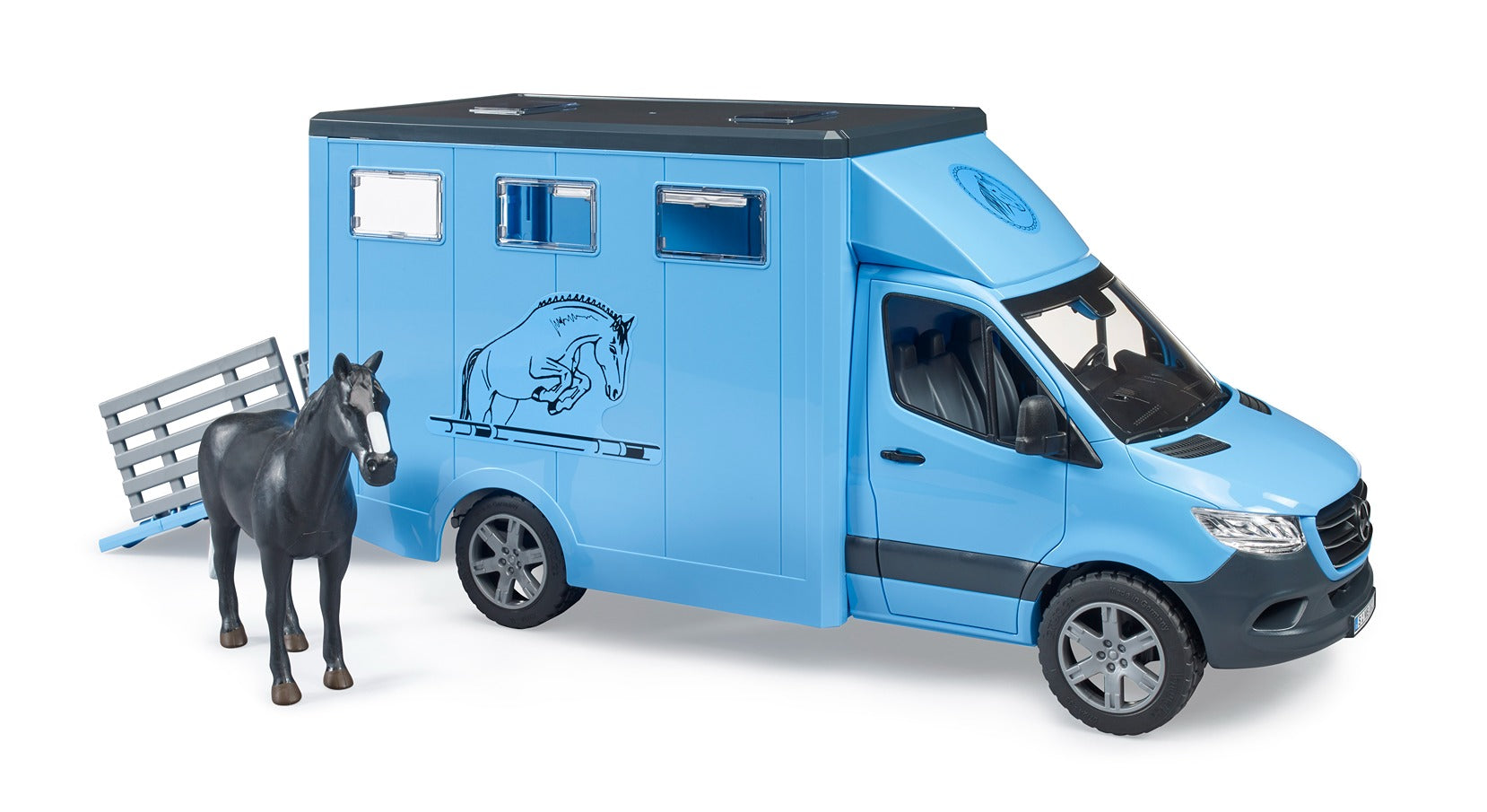 Bruder Mb Sprinter Animal Transporter W/1 Horse