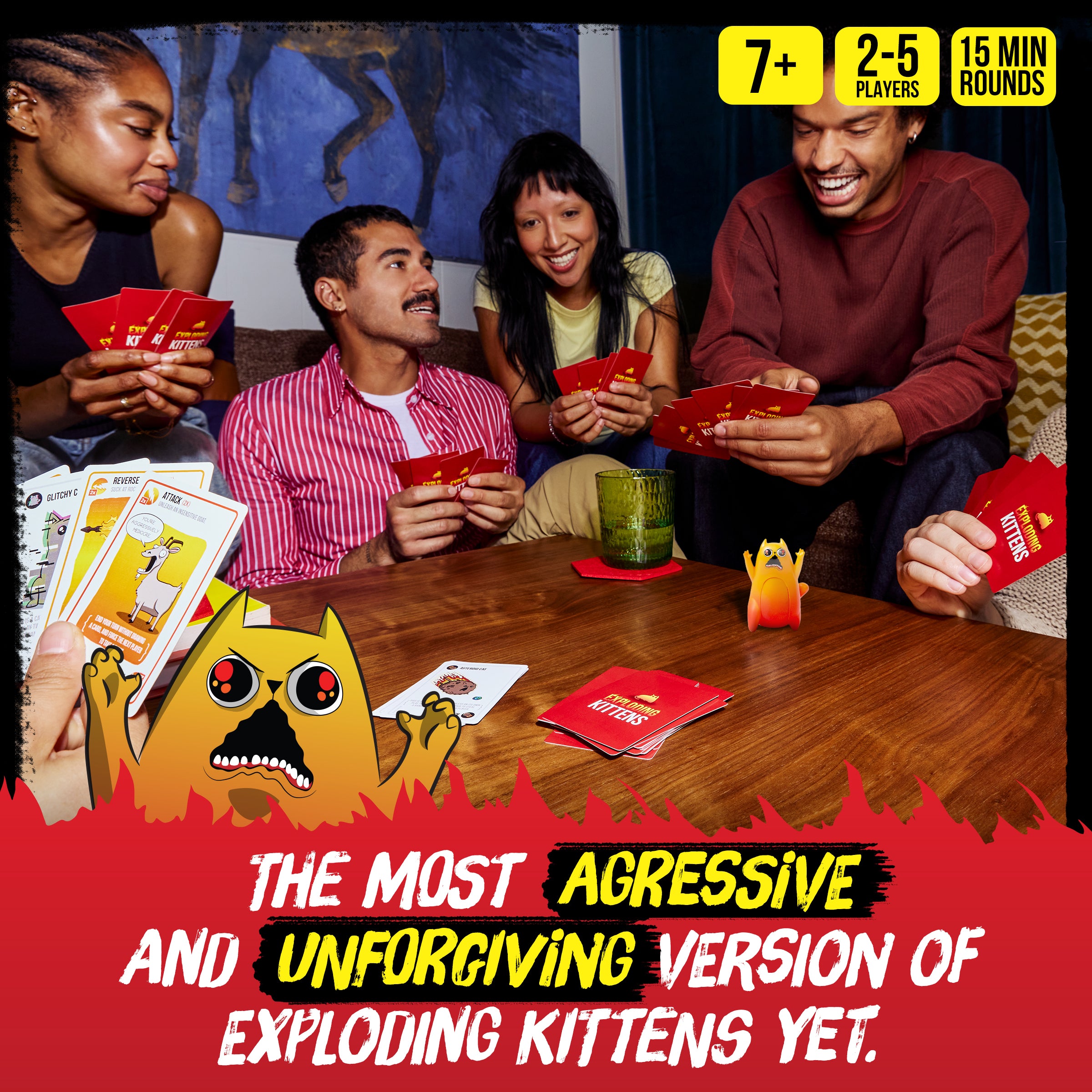 Exploding Kittens Rage Mode Card Game