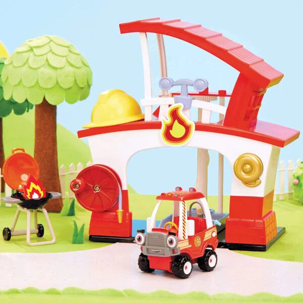Let’s Go Cozy Coupe™ Fire Station Playset With Fire Truck