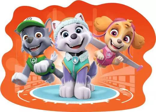 Ravensburger Paw Patrol Family Time 4 Large Shaped Jigsaw Puzzles (10, 12, 14, 16 Piece)