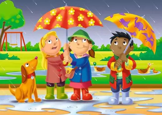 Ravensburger My First Puzzles, What's The Weather? (6, 8, 10 & 12 Piece) Jigsaw Puzzles