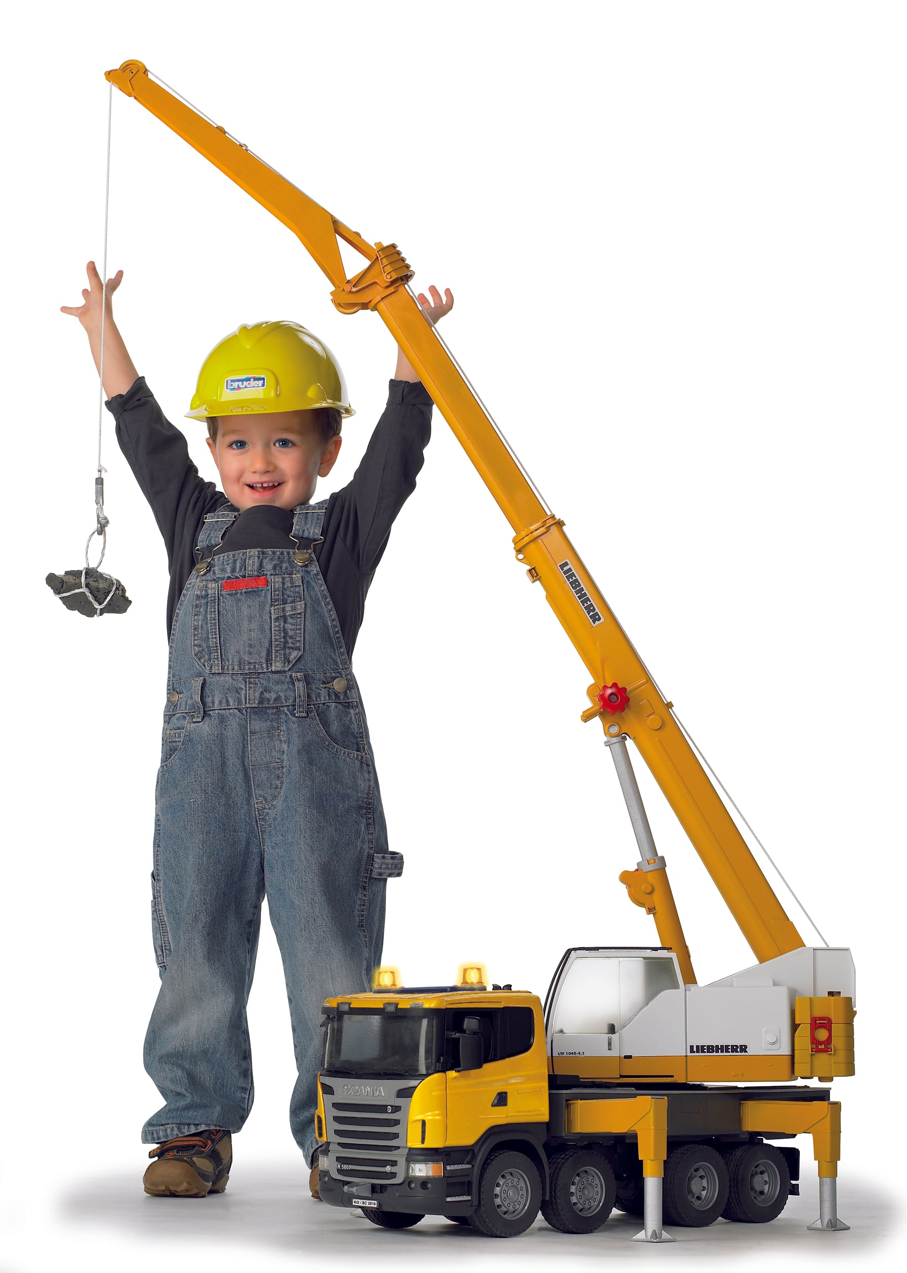Bruder Scania Truck With Crane