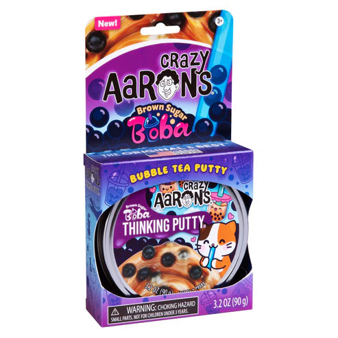 Crazy Aarons Brown Sugar Boba Thinking Putty