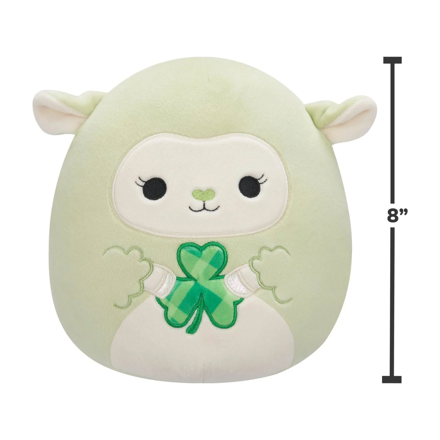 Squishmallow Clove Green Lamb With Shamrock - 8 Inch