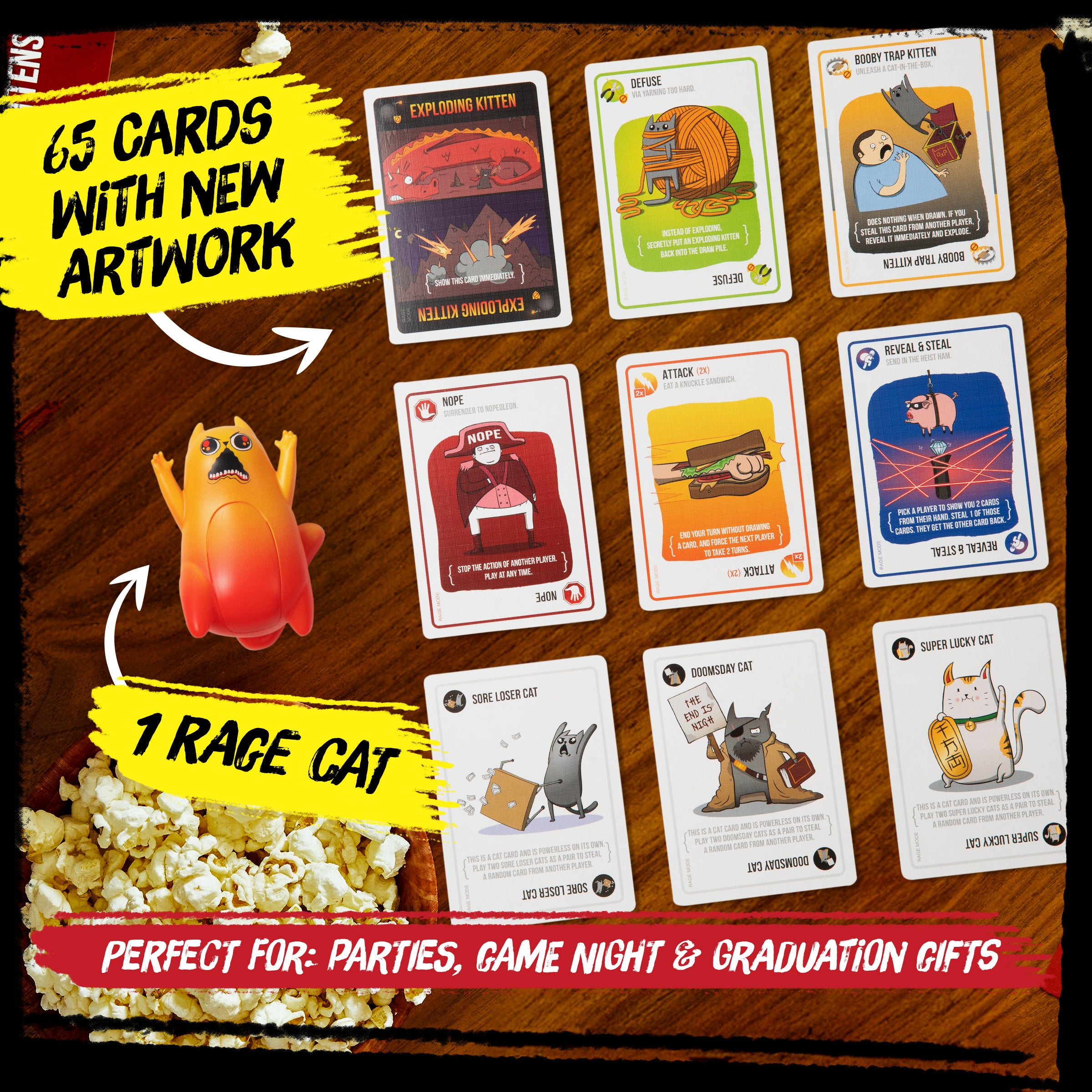 Exploding Kittens Rage Mode Card Game
