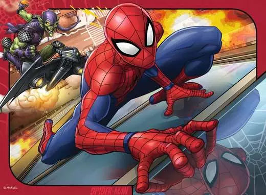 Ravensburger Marvel Spider-Man 4 In Box (12, 16, 20, 24 Piece) Jigsaw Puzzles