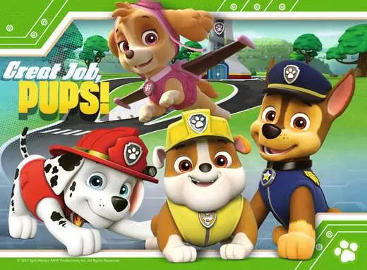 Ravensburger Paw Patrol 4 In A Box (12, 16, 20, 24 Piece) Jigsaw Puzzles