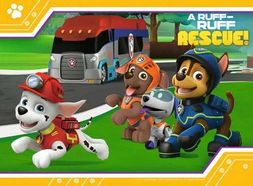 Ravensburger Paw Patrol 4 In A Box (12, 16, 20, 24 Piece) Jigsaw Puzzles