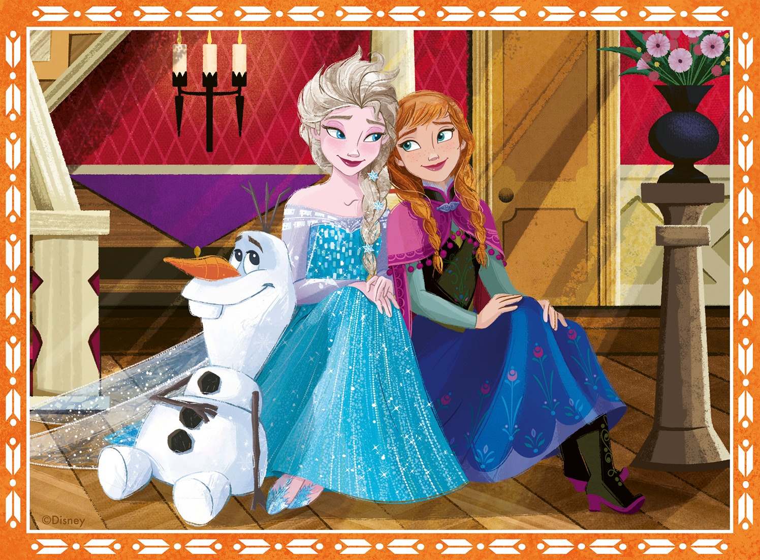 Ravensburger Disney Frozen, 4 In A Box (12, 16, 20, 24 Piece) Jigsaw Puzzles