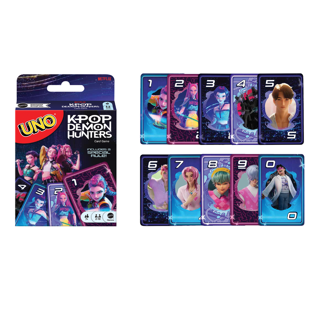 Uno Kpop Demon Hunters Card Game For Kids, Adults & Family Night, Parties And Travel