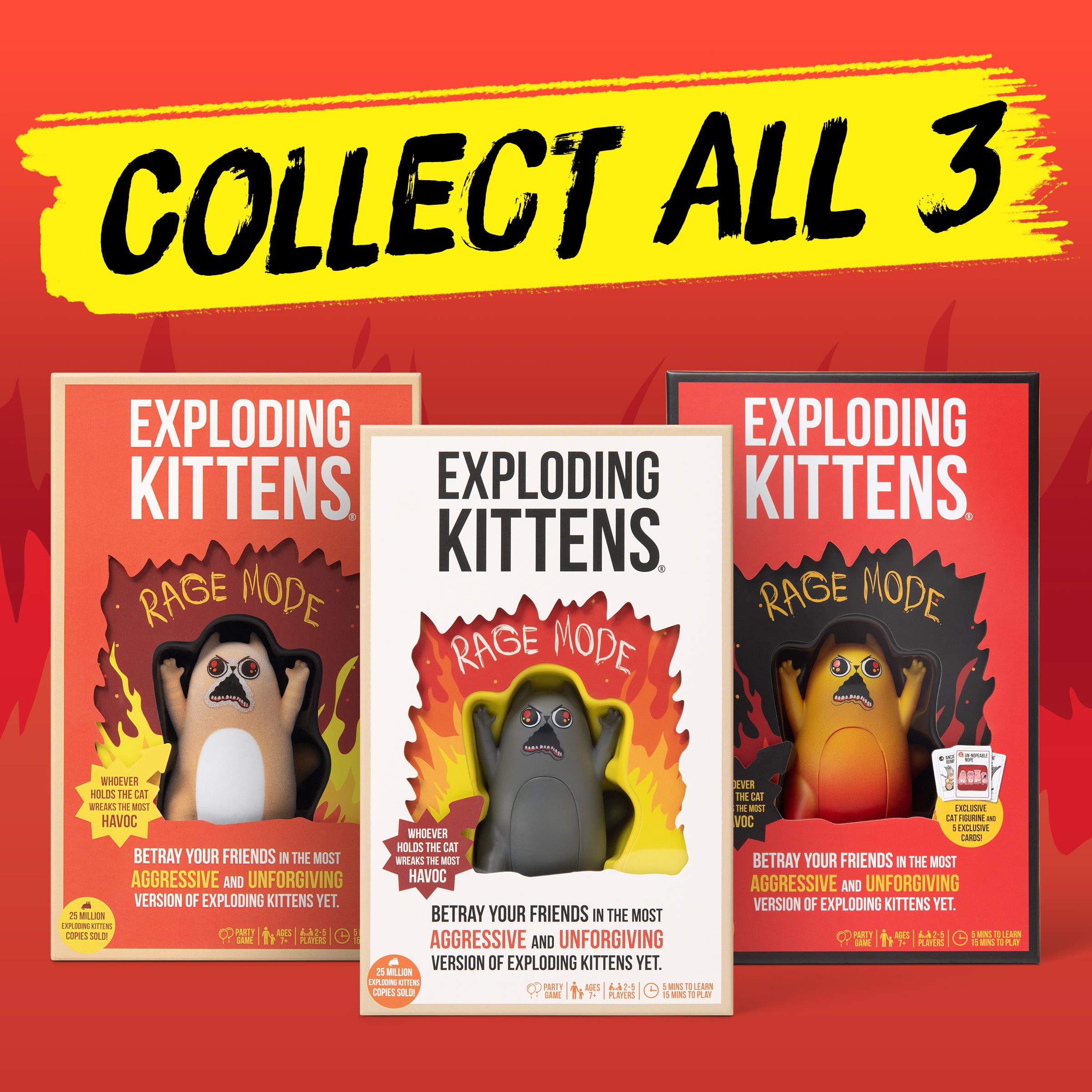 Exploding Kittens Rage Mode Card Game