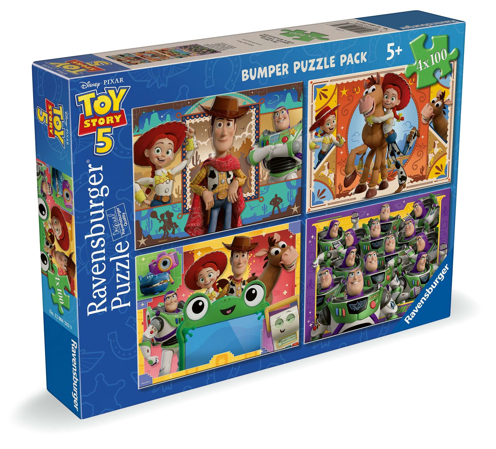 Ravensburger Disney Pixar Toy Story 5 Jigsaw Puzzles Bumper Pack 4 X 100 Pieces