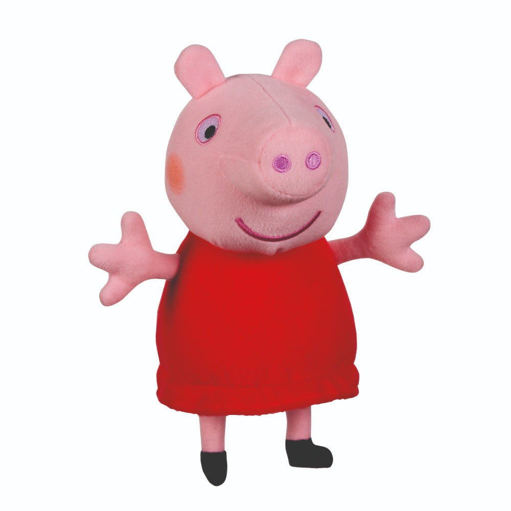 Peppa Pig Talking Red Dress Peppa Cuddly Toy