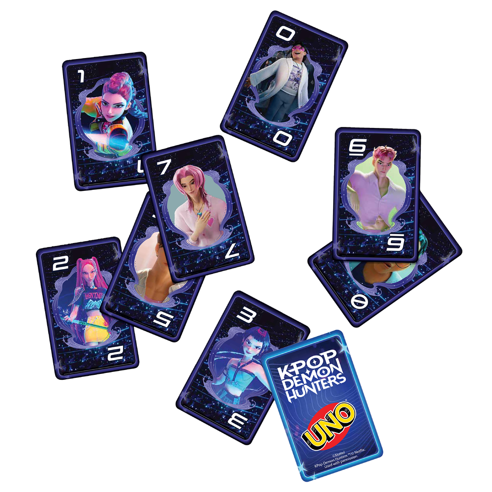 Uno Kpop Demon Hunters Card Game For Kids, Adults & Family Night, Parties And Travel