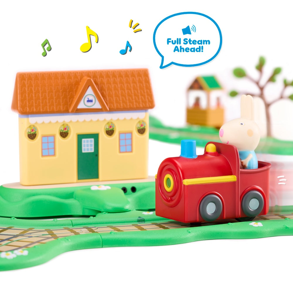 Peppa Pig Whizz-Around – Clickety Clack Train Set