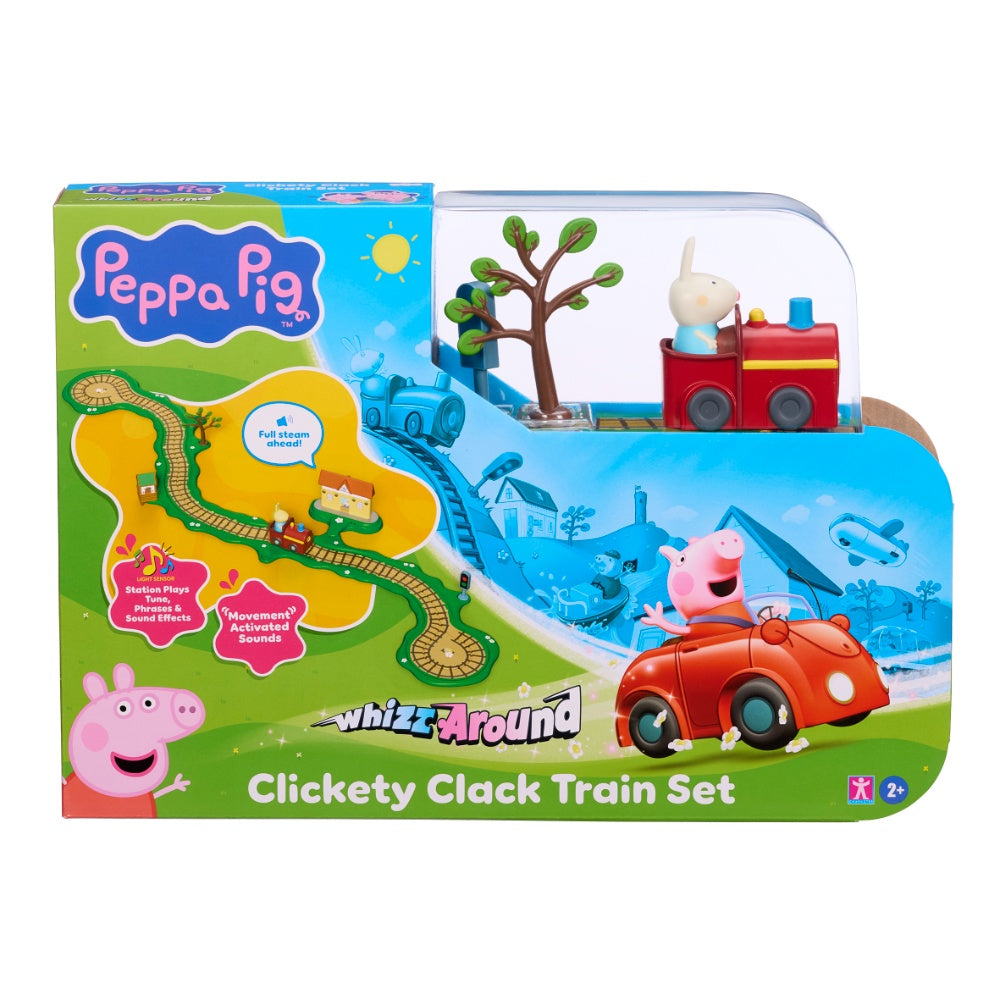 Peppa Pig Whizz-Around – Clickety Clack Train Set