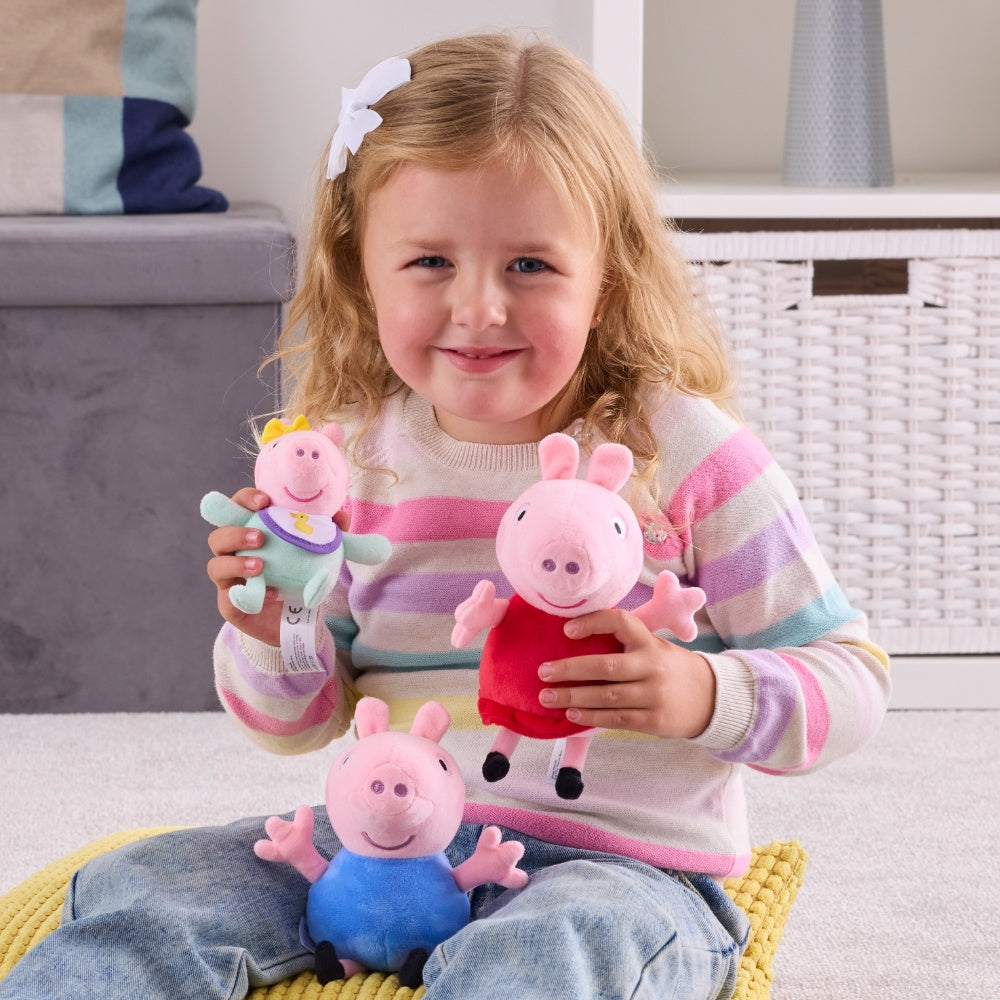 Peppa Pig Peppa, George & Evie Soft Toy 3 Pack