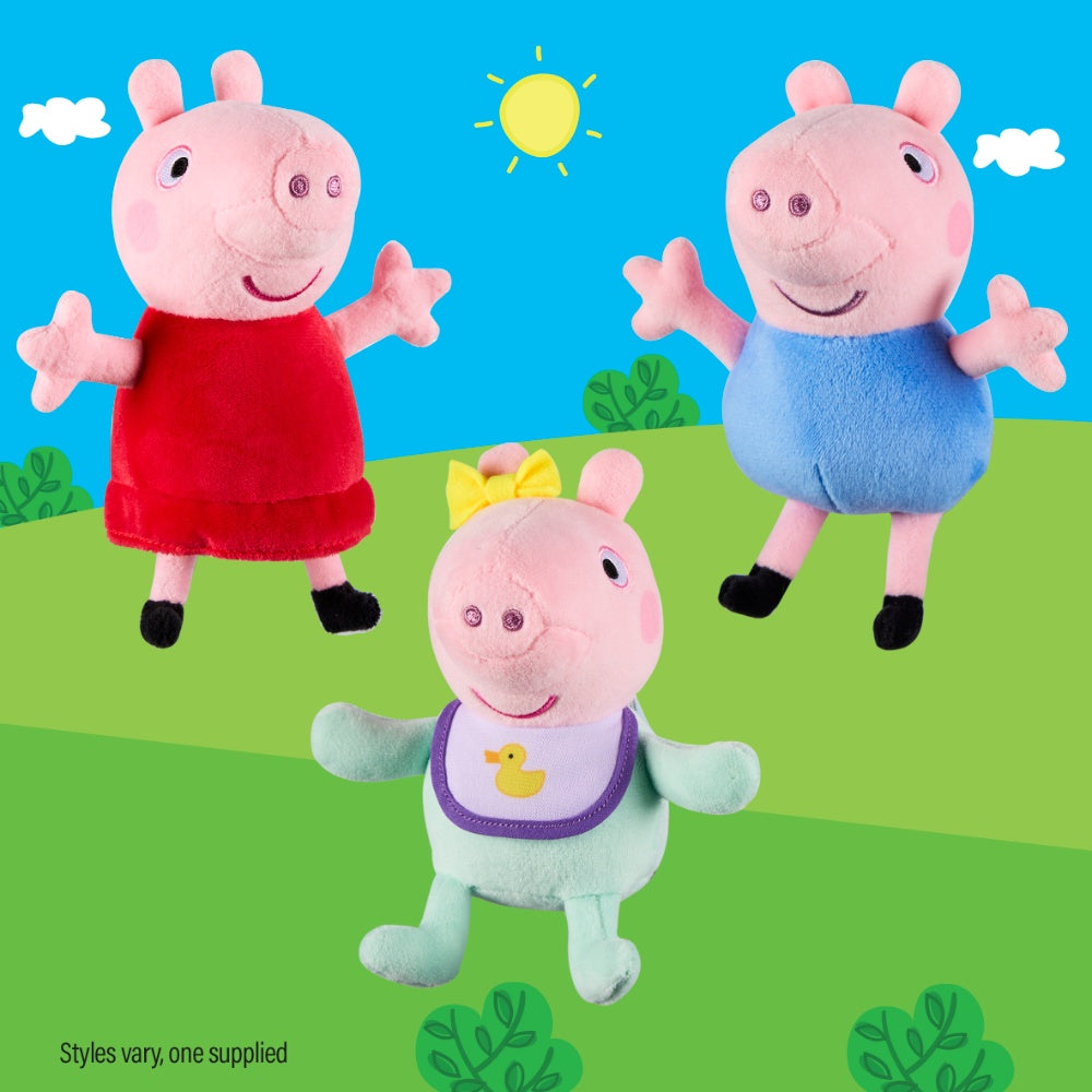 Peppa Pig 6 Inch Plush Collectables Assortment