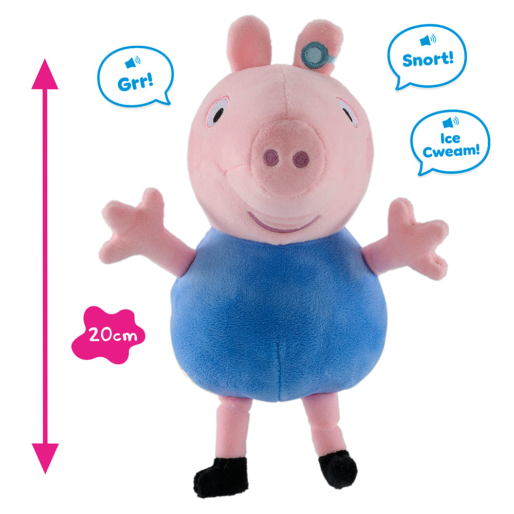 Peppa Pig Talking George Soft Toy