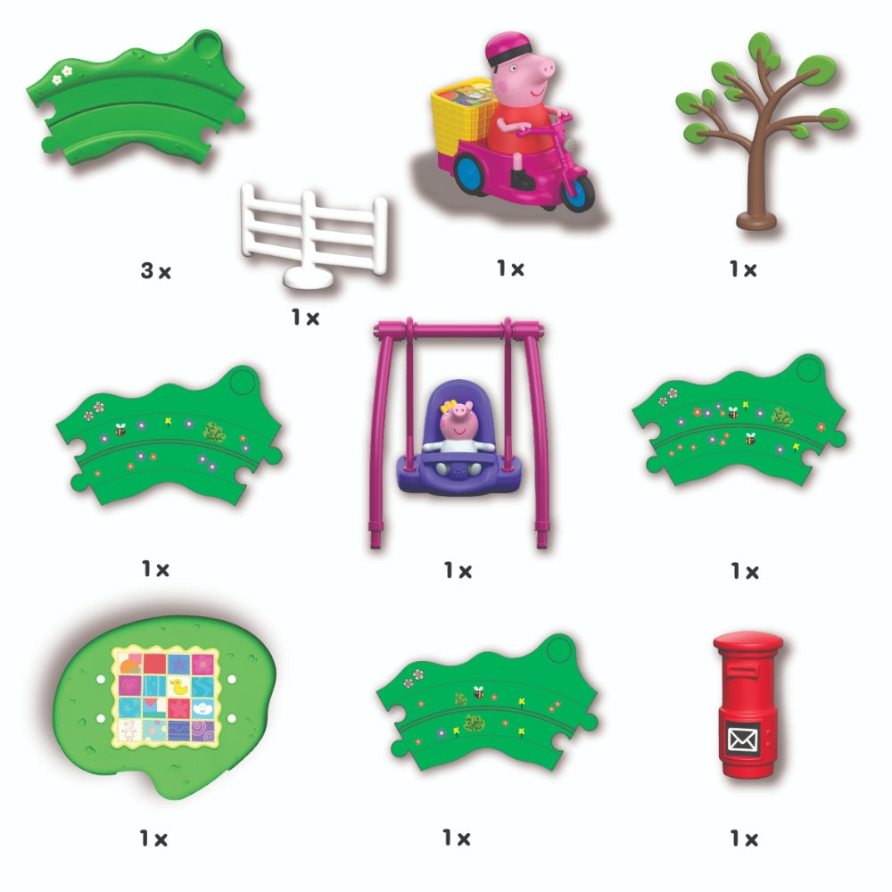 Peppa Pig Whizz-Around Peppa & Evie Fun In The Park Set