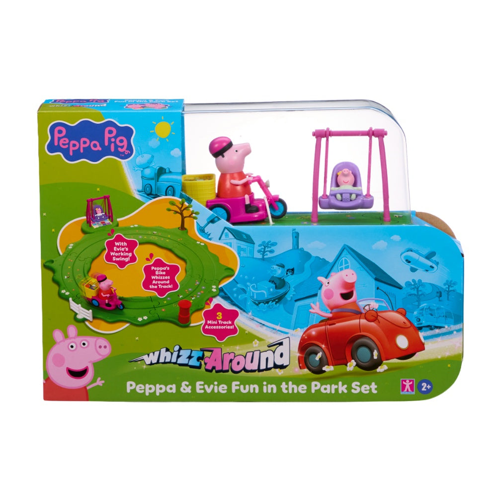 Peppa Pig Whizz-Around Peppa & Evie Fun In The Park Set