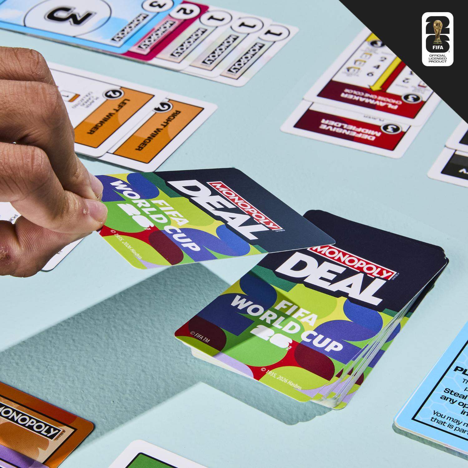 Monopoly Deal Fifa World Cup 2026 Edition Game Officially Licensed Fifa World Cup Soccer Card Game For Kids