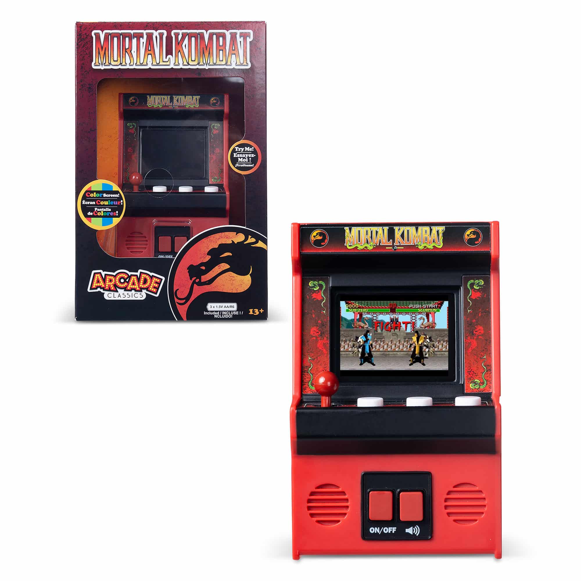 Arcade Classics Mortal Kombat Handheld Arcade Game