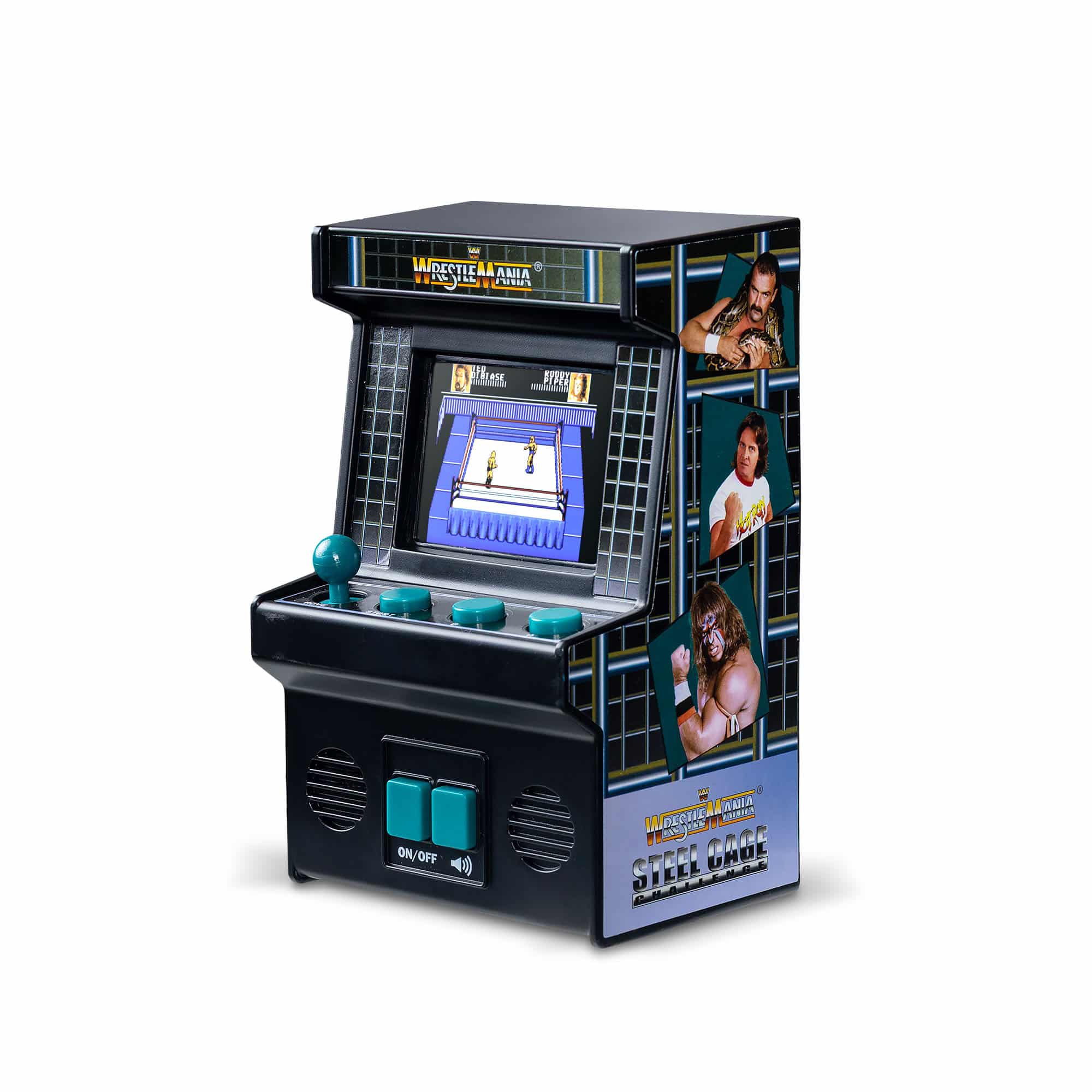 Arcade Classics Wwe Steel Cage Challenge Handheld Arcade Game