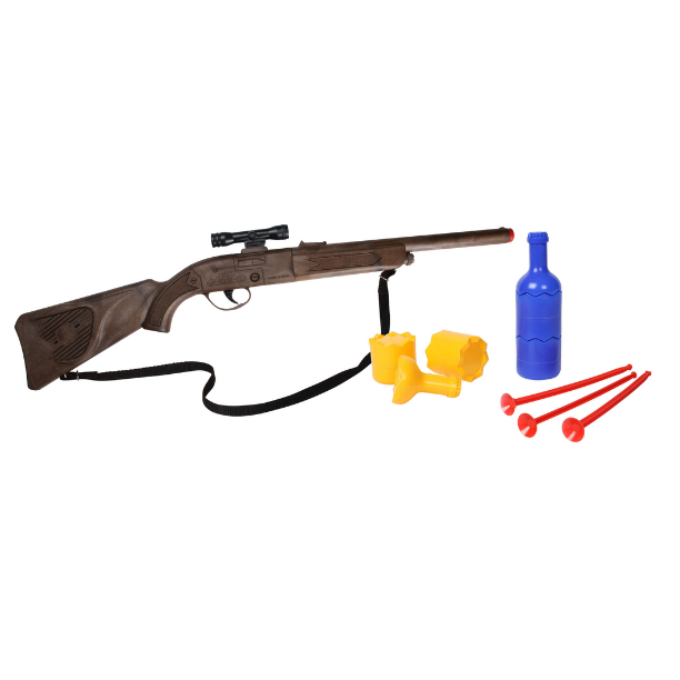 Cowboy Shooting Bottles