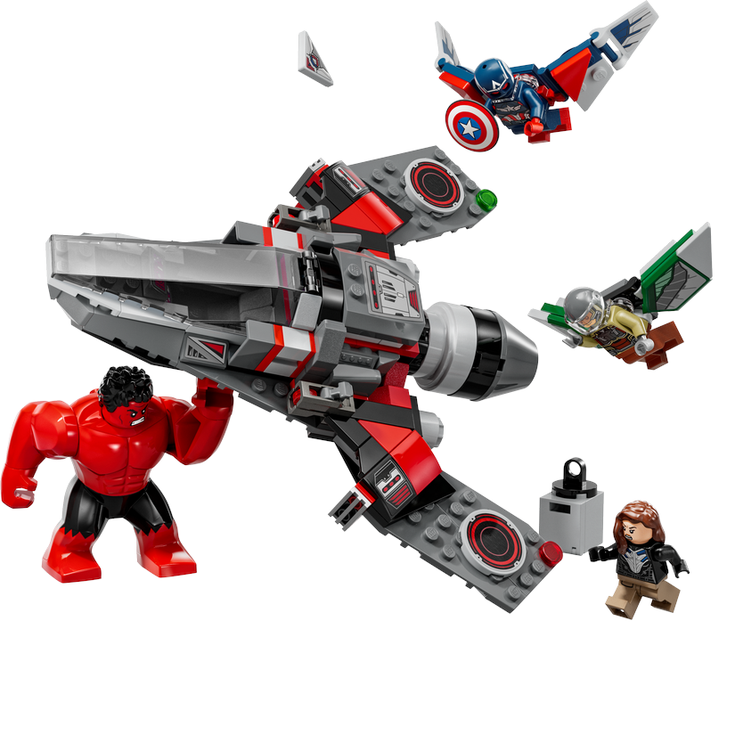 Lego Marvel Captain America Vs. Red Hulk Battle 76292