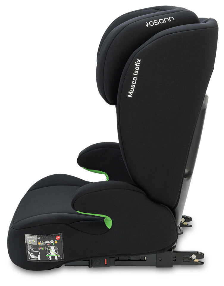 Osann Musca Car Seat - Isofix, Universal Fit With 14-Position Headrest - Side Impact Protection & Washable Cover