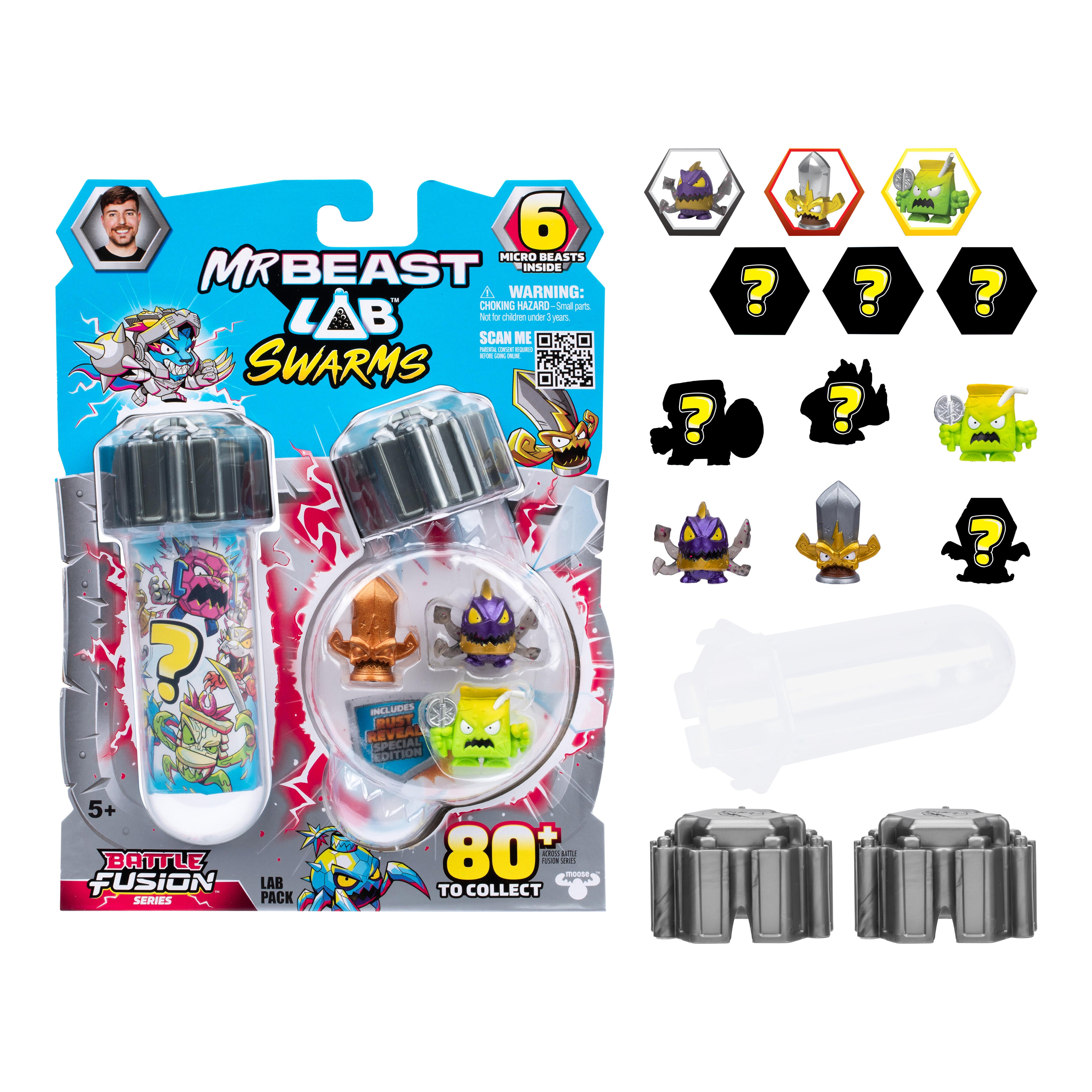 Mrbeast Lab Swarms Battle Fusion Series Lab 6 Pack Assortment