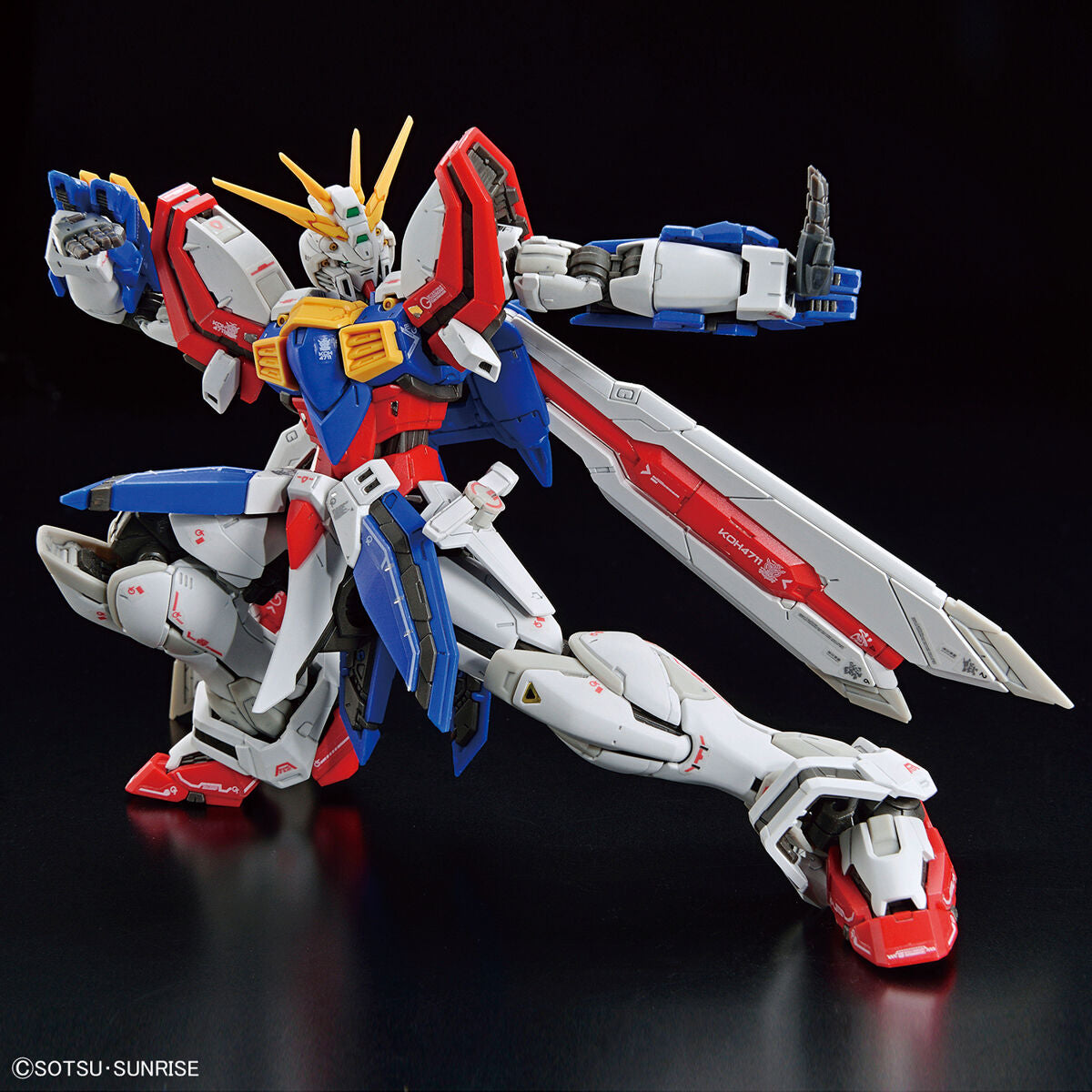 Gunpla Real Grade 1/144 Burning God Gundam