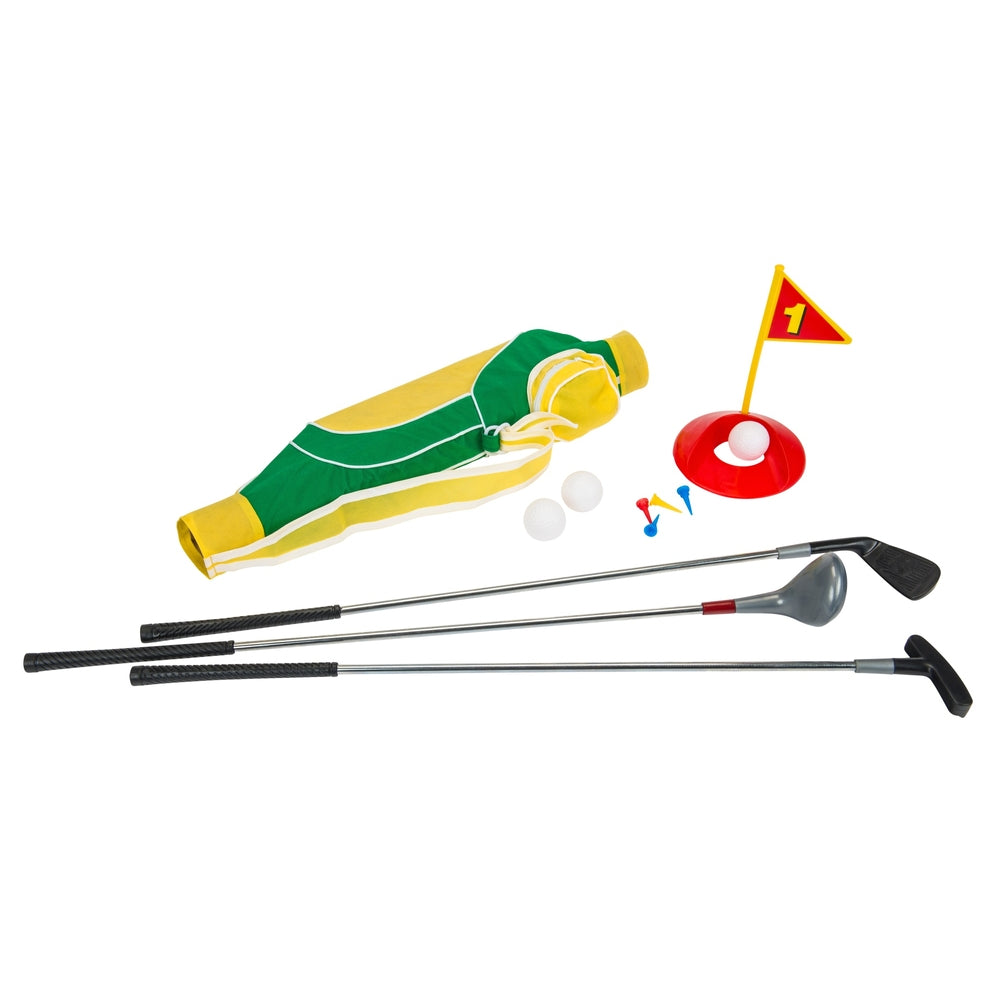 Pro Golf Clubs And Balls Caddy Set
