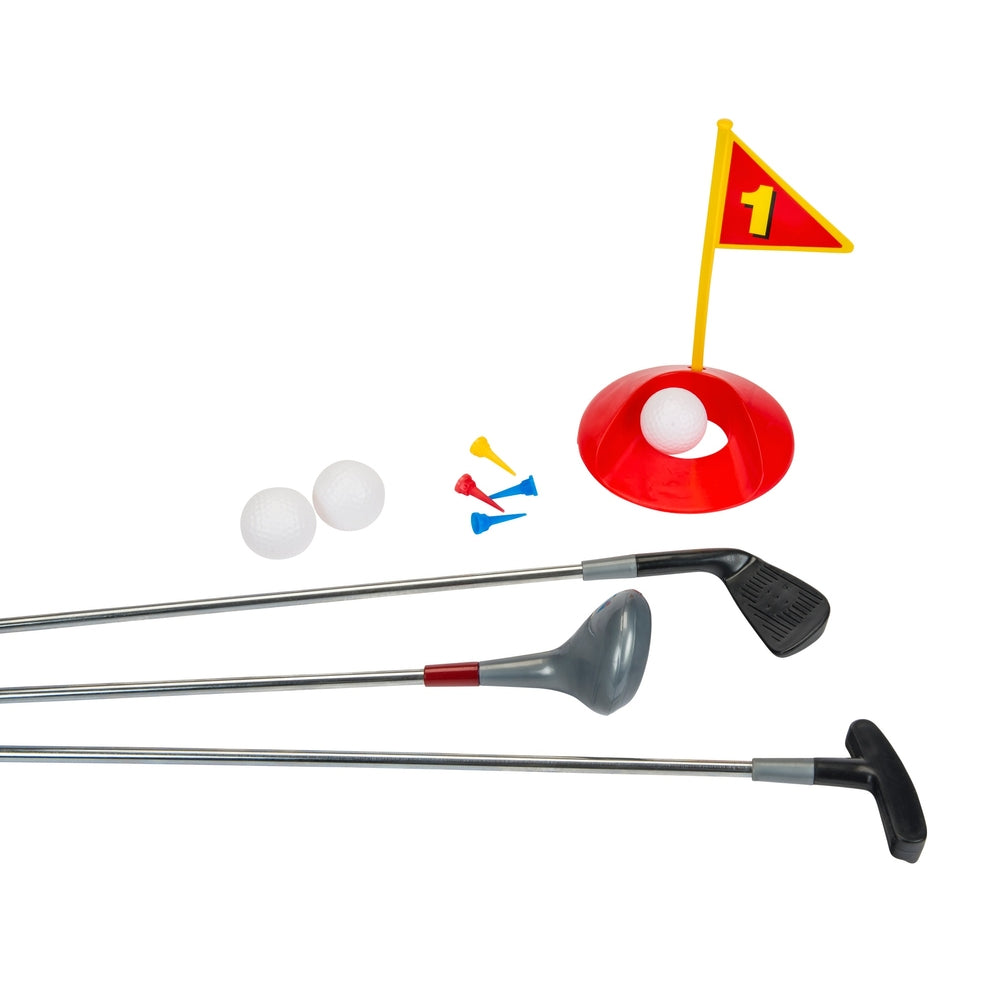 Pro Golf Clubs And Balls Caddy Set