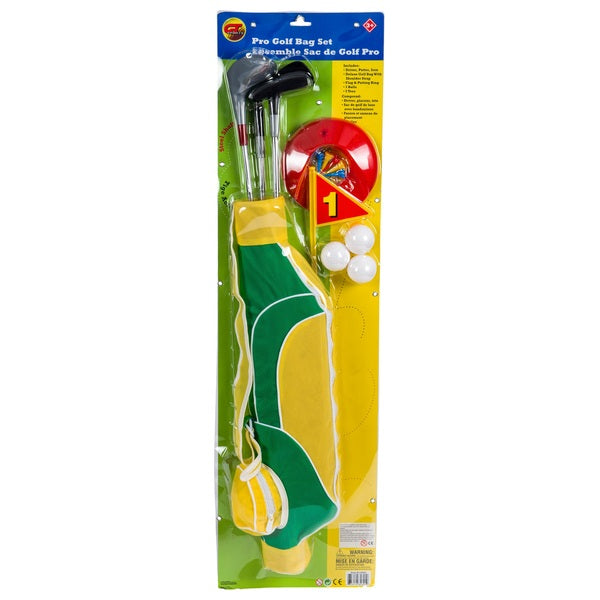 Pro Golf Clubs And Balls Caddy Set