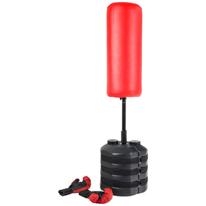 Boxing Club 155Cm Freestanding Heavy-Weight Punching Bag With Boxing Gloves