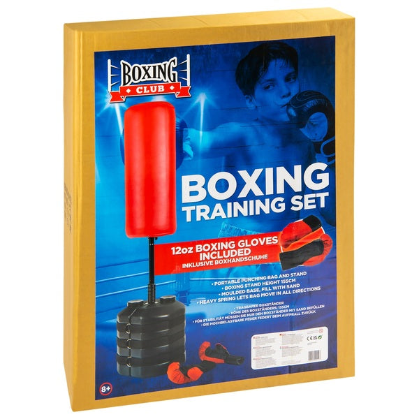 155Cm Free Standing Boxing Punch Bag With 9Oz Gloves